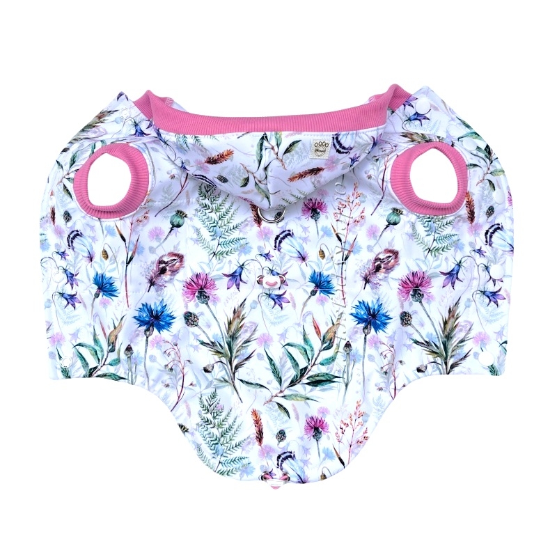 Softshellka jaro/podzim/zima Luční kvítí stažení i v hrudi